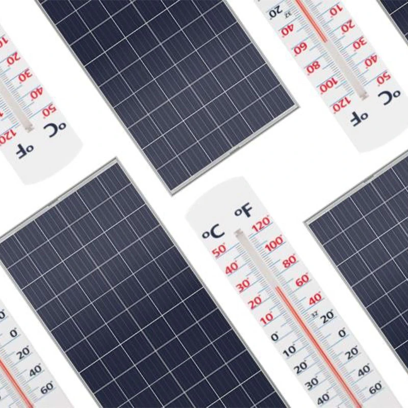 Temperature and solar panels Temperature and solar panels
