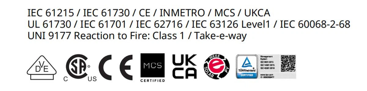 Hiku6 all black 400wp related certificates Hiku6 all black 400wp related certificates